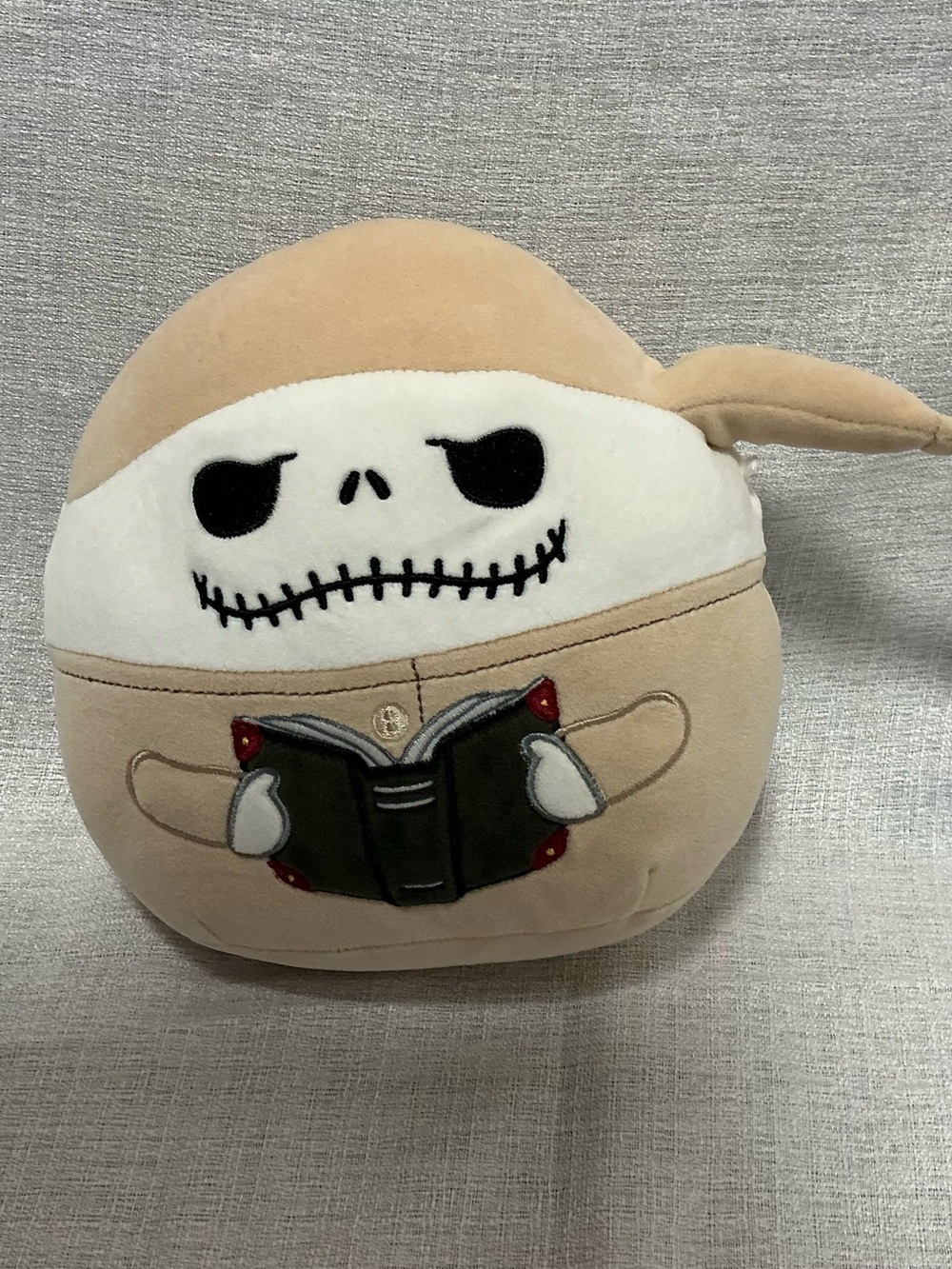 Squishmallows 8 Jack Skellington Pyjamas Holding Book Disney Nightmare NWT Plush